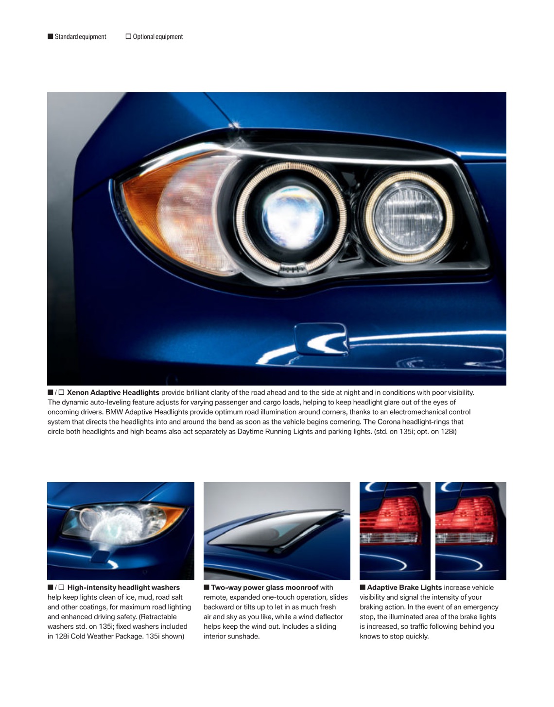 2008 BMW 1-Series Coupe Brochure Page 4